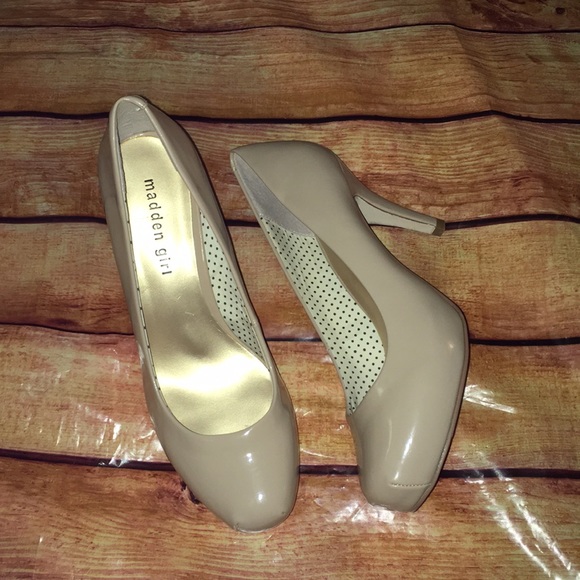 Madden Girl Shoes - Madden girl platform nude heels - 8 1/2